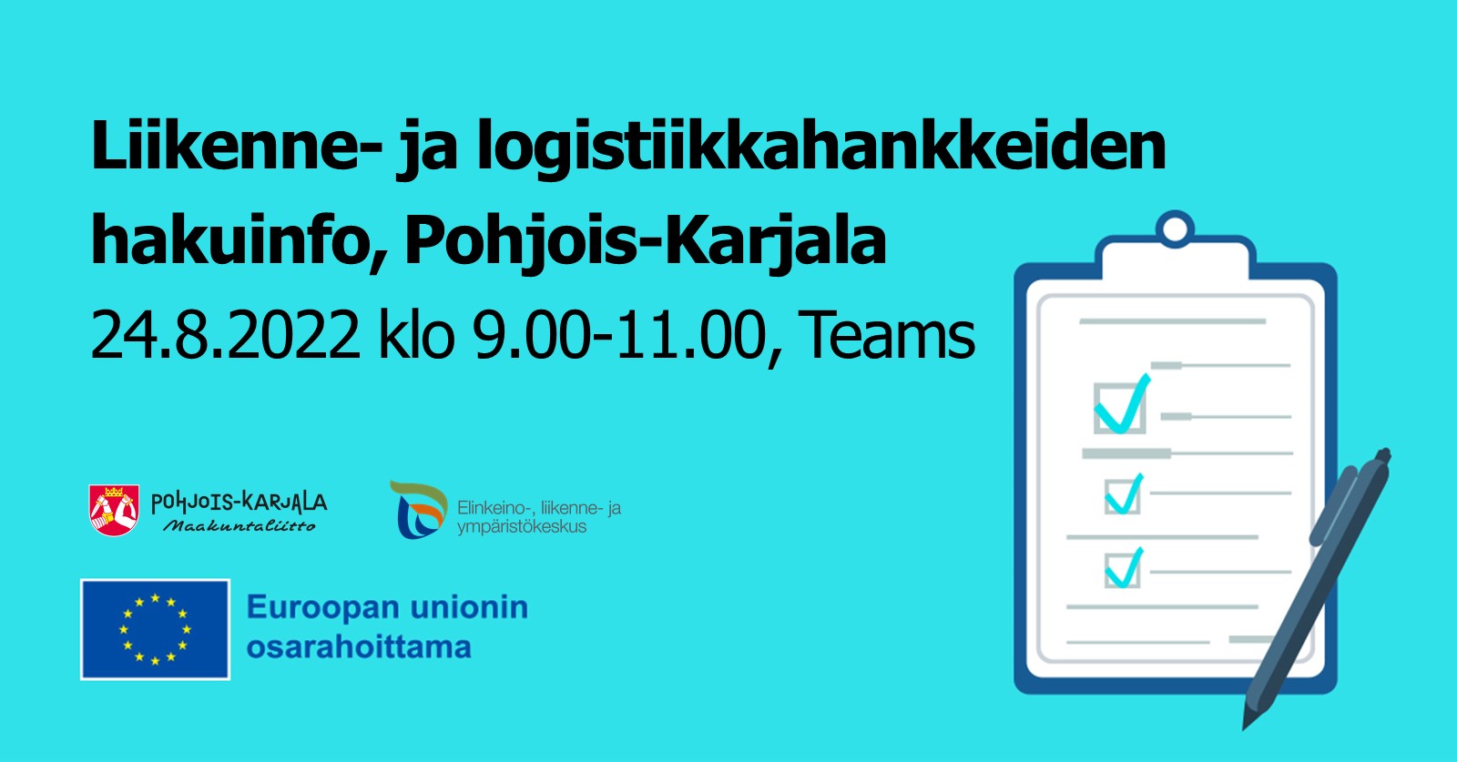 Liikenne- Ja Logistiikkahankkeiden Hakuinfo Pohjois-Karjalassa ...