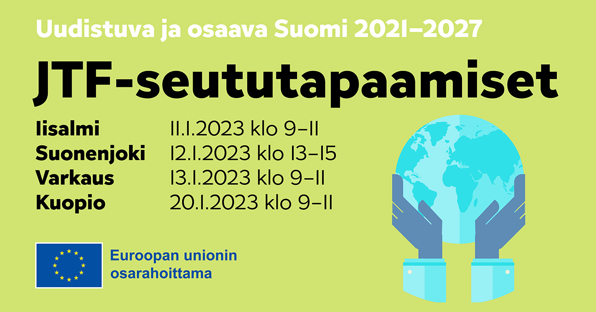 Pohjois-Savon JTF-seututapaamiset Tammikuussa 2023 | Rakennerahastot