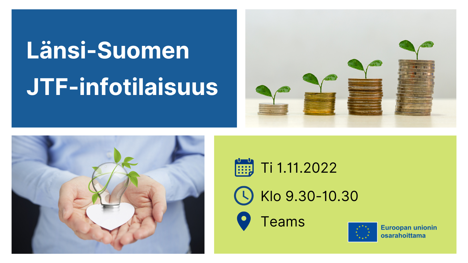 Länsi-Suomen JTF-infotilaisuus Järjestetään 1.11. Klo 9.30 ...