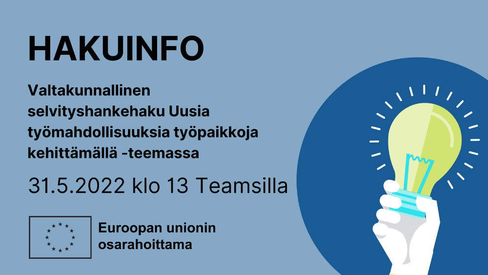 Hakuinfo: Selvityshanke osatyökykyisten ja muiden muita heikommassa työmarkkina-asemassa olevien rekrytointien helpottamiseksi Hakuinfo: Selvityshanke osatyökykyisten ja muiden muita heikommassa työmarkkina-asemassa olevien rekrytointien helpottamiseksi