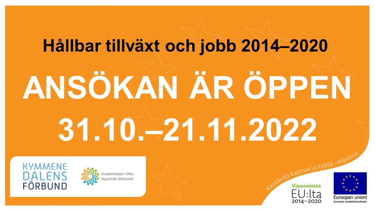 Ansökan är öppen