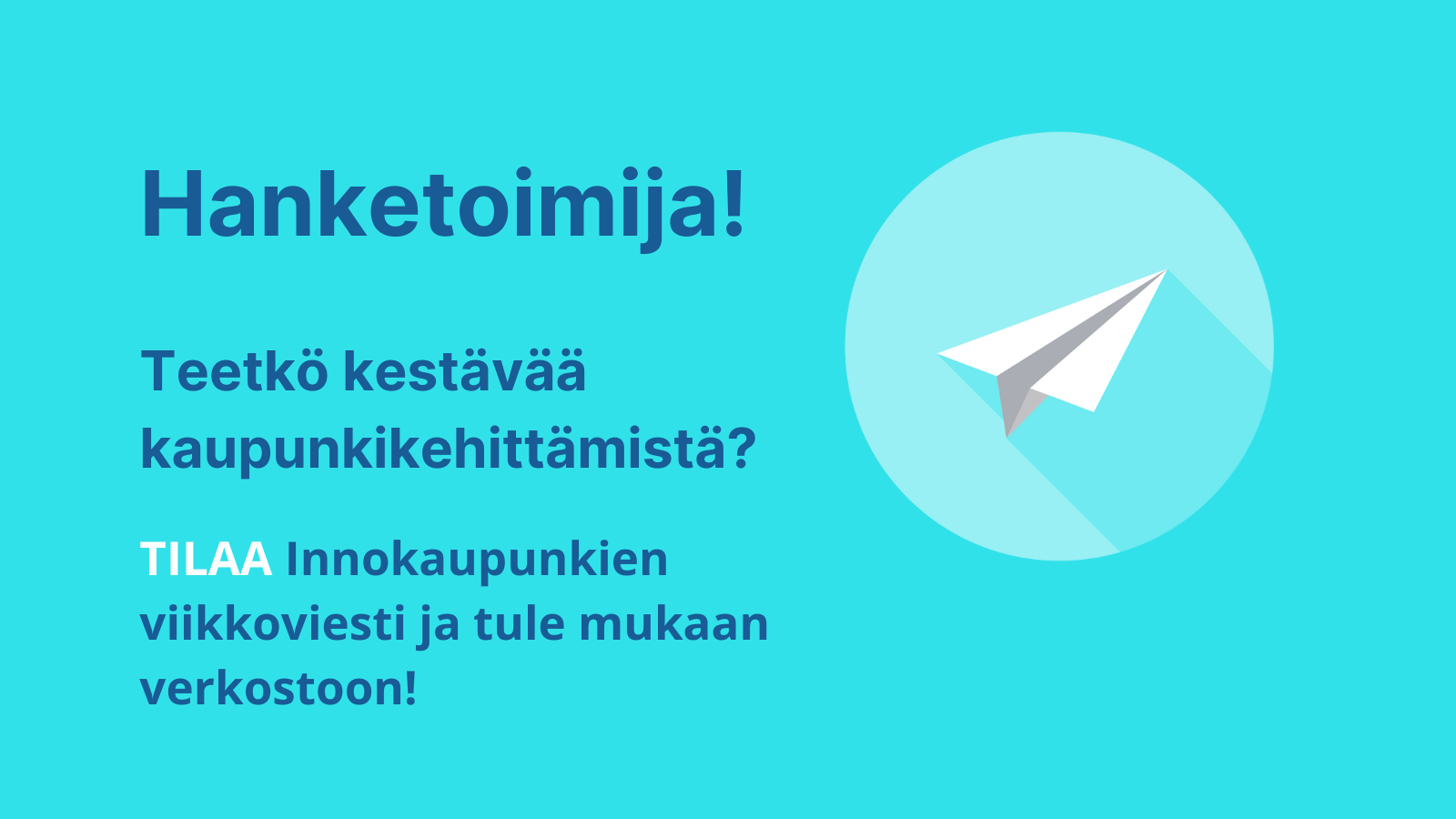 Hei Kestävän Kaupunkikehittämisen Tekijä! - Tilaa Viikkoviesti Ja Tule ...