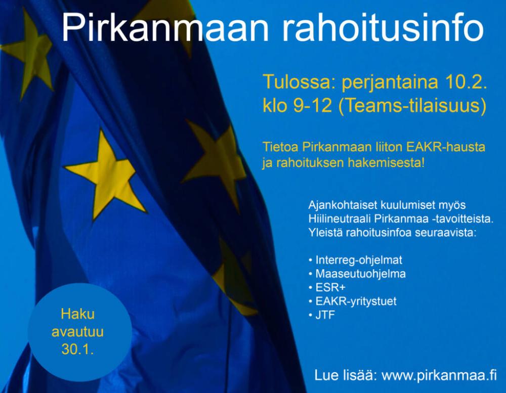 Pirkanmaan rahoitusinfo Pirkanmaan rahoitusinfo