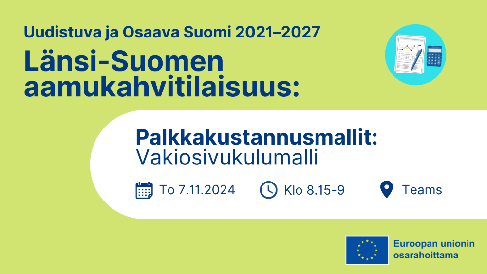 Länsi-Suomen Aamukahvit: Tosiasialliset palkkakustannukset (Vakiosivukulumalli) Länsi-Suomen Aamukahvit: Tosiasialliset palkkakustannukset (Vakiosivukulumalli)