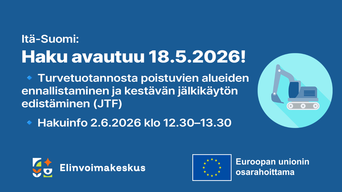 Haku avautuu 18.5.2026. Hakuinfo 2.6.2026 klo 12.30 - 13.30.